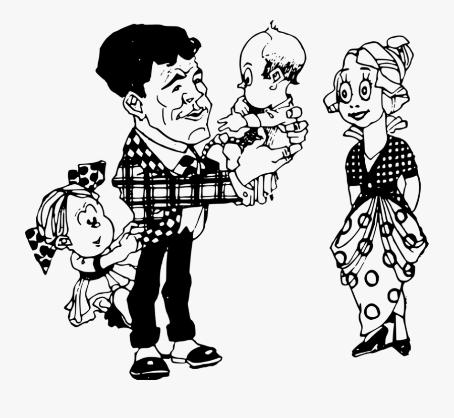 Happy Family Group - Thanks For The Best Gift Quotes, Transparent Clipart