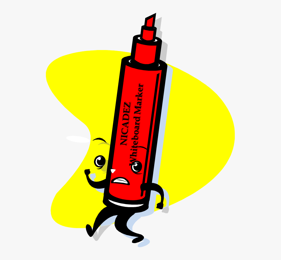Animated Dry Erase Marker, Transparent Clipart