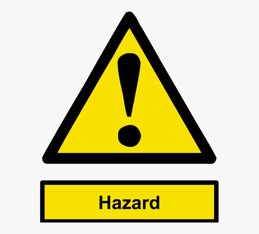 Hazard Safety Signs Scene Key Stage 1 2 Town Clipart - Logo Power On Sign, Transparent Clipart