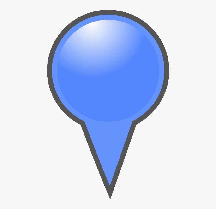 Blue Map Marker, Transparent Clipart