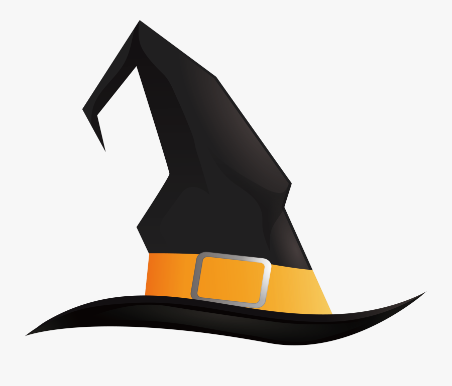 Witch Hat Halloween Pointed Hat - Witch Hat Png Transparent, Transparent Clipart