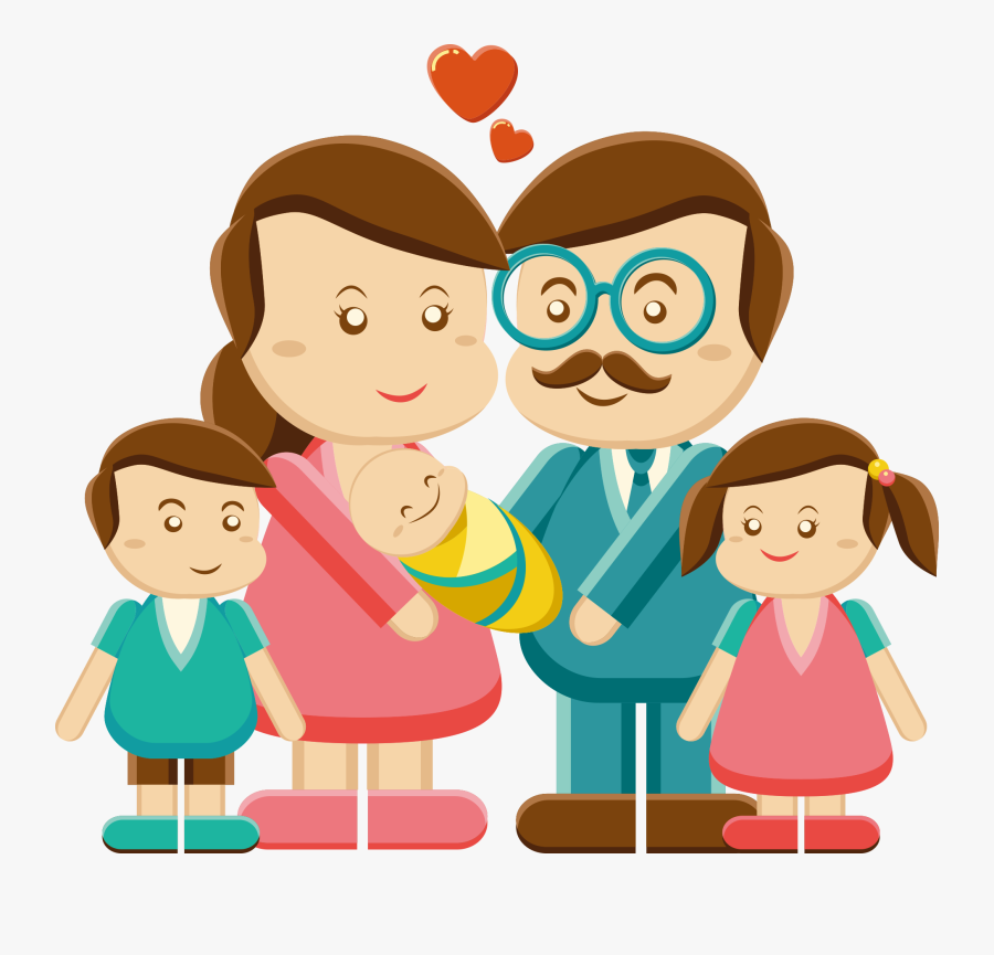 Father Family Mother Clip Art - Familia Clipart, Transparent Clipart