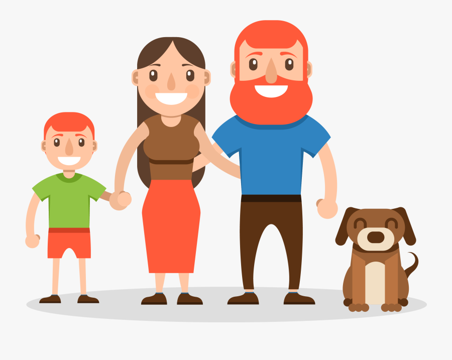 Clip Art Cartoon Family Images - Cartoon Family Transparent Background, Transparent Clipart