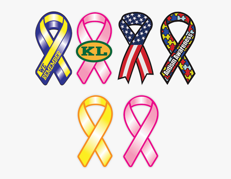 Award Decals, Stickers & Markers - Autism Awareness Ribbon, Transparent Clipart