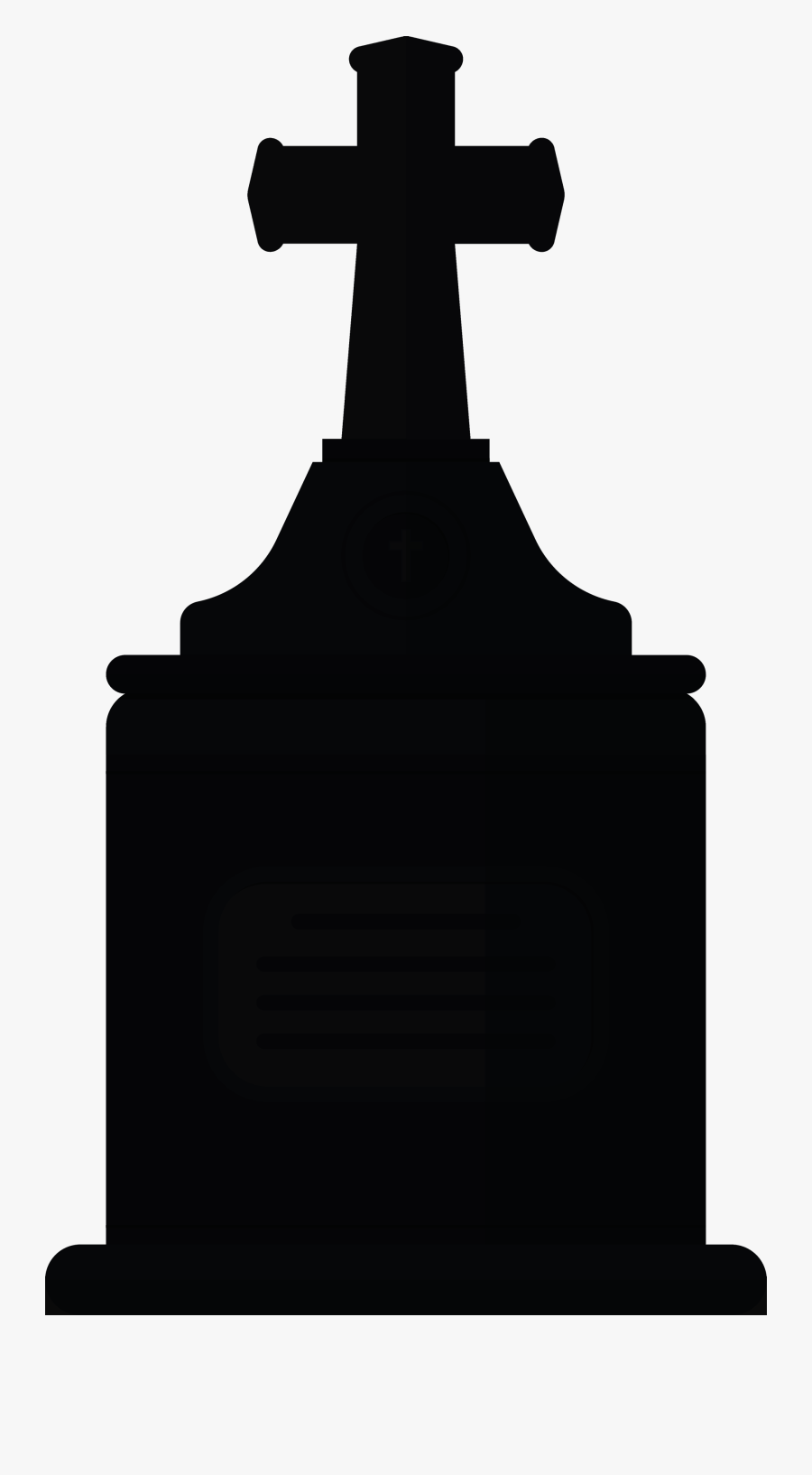 Headstone Silhouette At Getdrawings - Silhouette Tombstone Clip Art, Transparent Clipart