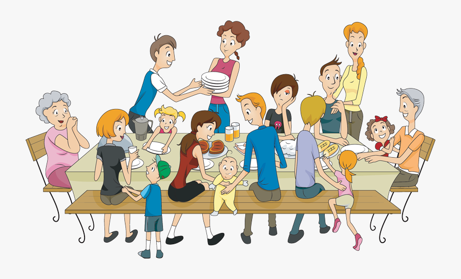 Transparent Family Clip Art - Family Helping Each Other, Transparent Clipart