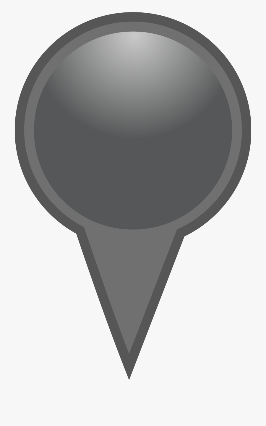 Black Map Marker Clip Art - صورة اللوكيشن, Transparent Clipart