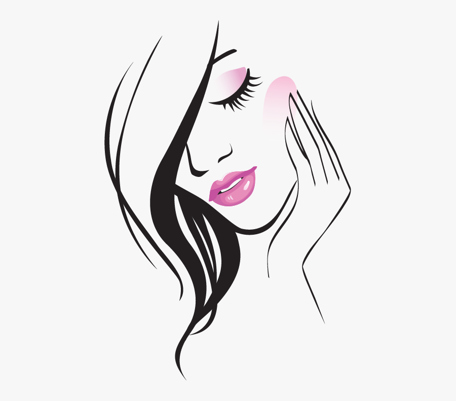 Clip Art Graphic Transparent Images - Lady Beauty Parlour Logo, Transparent Clipart