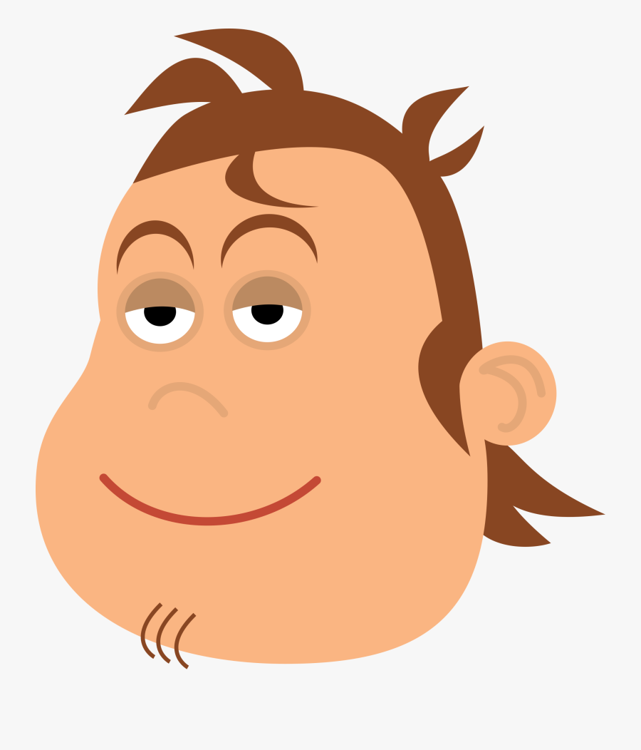 Carnivoran,forehead,eye - Fat Guy Face Clipart, Transparent Clipart