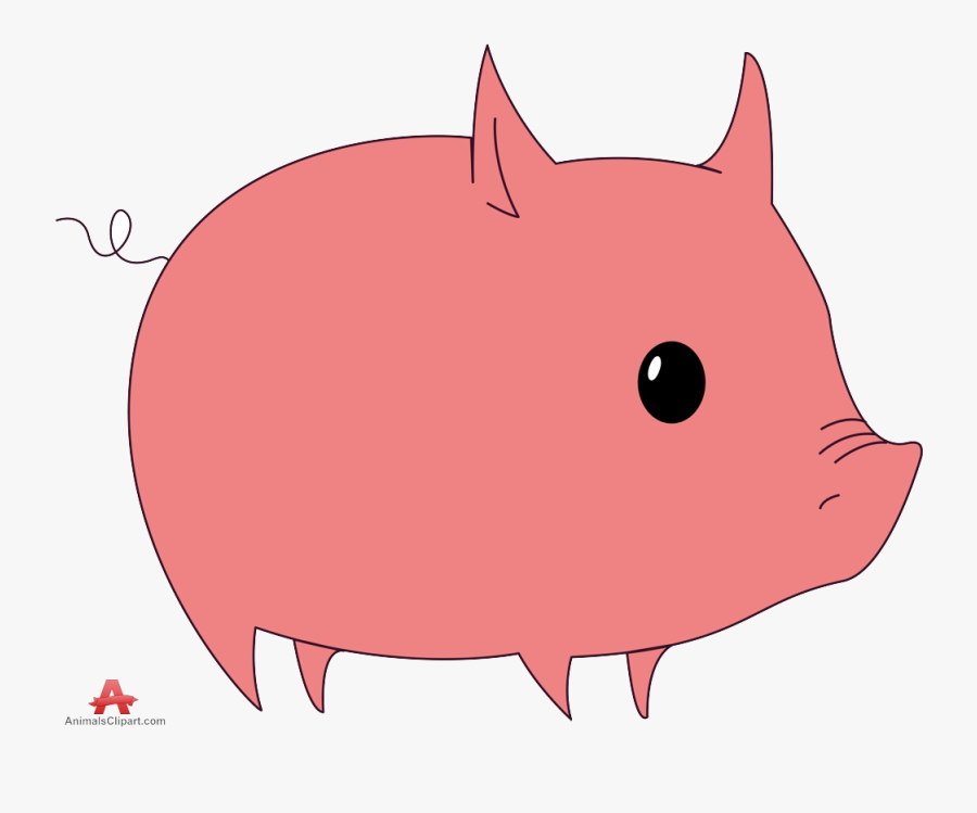 Pig Fat Clipart Design Free Transparent Png - Fat Pig Clipart, Transparent Clipart