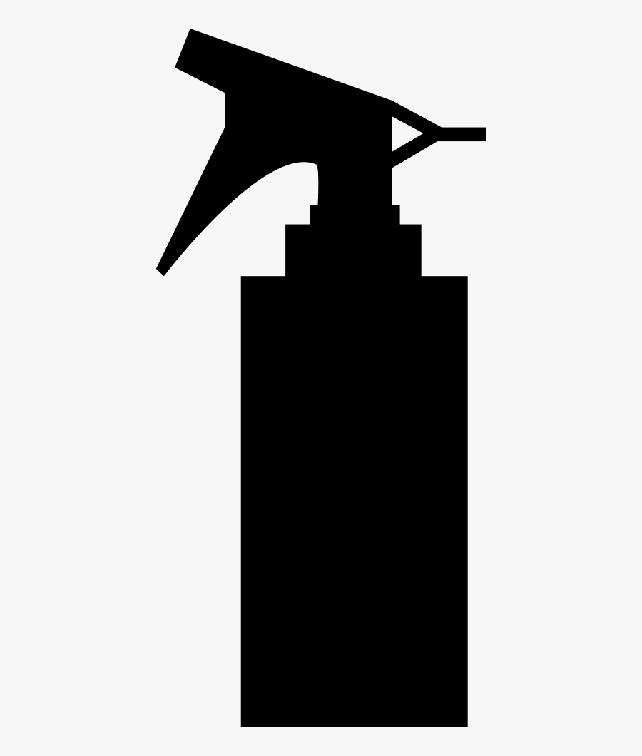 Clip Art Spray Bottle Tool Svg - Spray Bottle Silhouette Png, Transparent Clipart