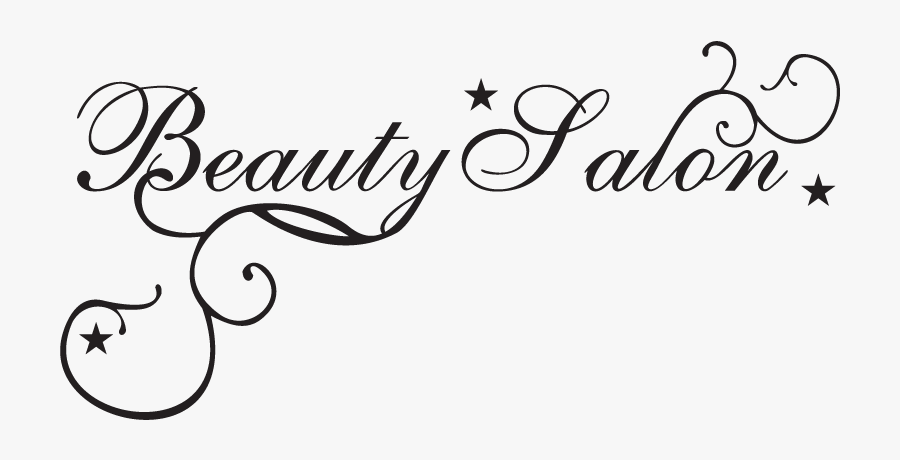 Wall Sticker Beauty Salon, Transparent Clipart