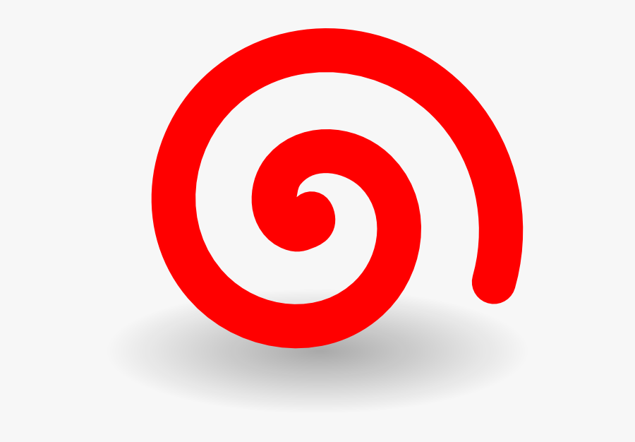 Fat Red Spiral Clip Art At Clker - Red Spiral Clipart, Transparent Clipart