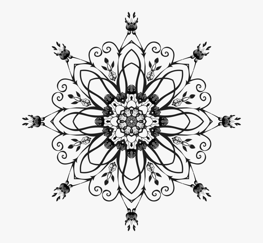 Symmetry,monochrome Photography,artwork - Line Art, Transparent Clipart