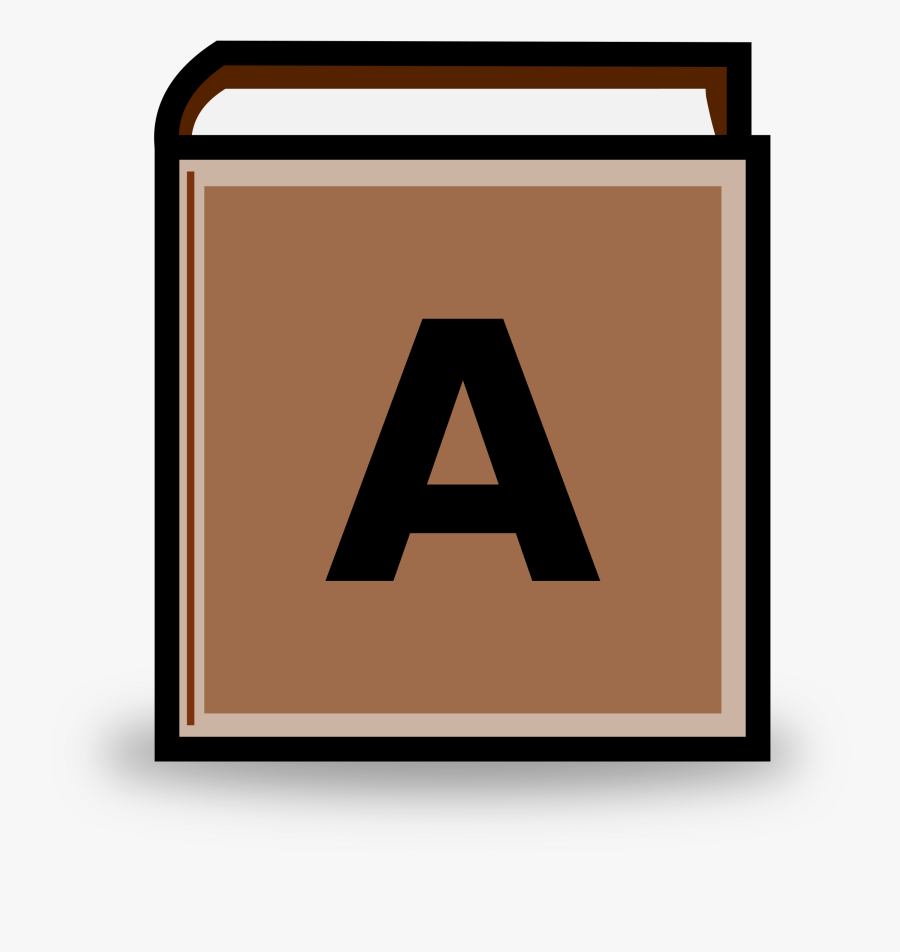 Free Clipart - Standing Transparent Book, Transparent Clipart