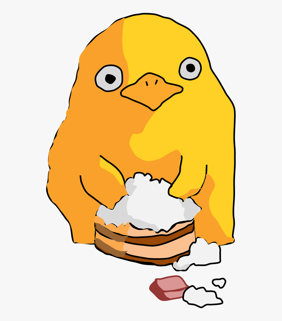 Duck Clipart Duckling Fat - Studio Ghibli Duck, Transparent Clipart
