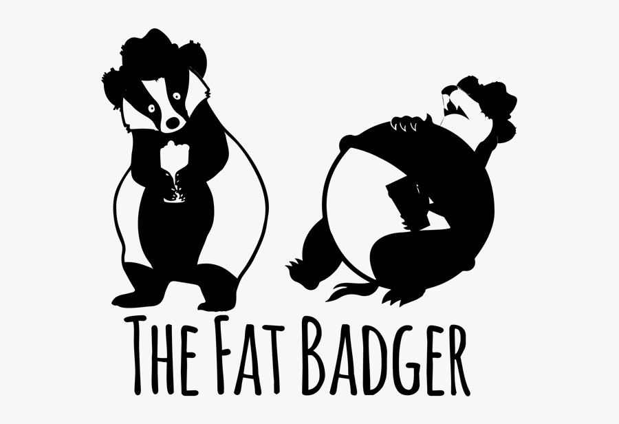 Hot Clipart Fat - Fat Badger, Transparent Clipart