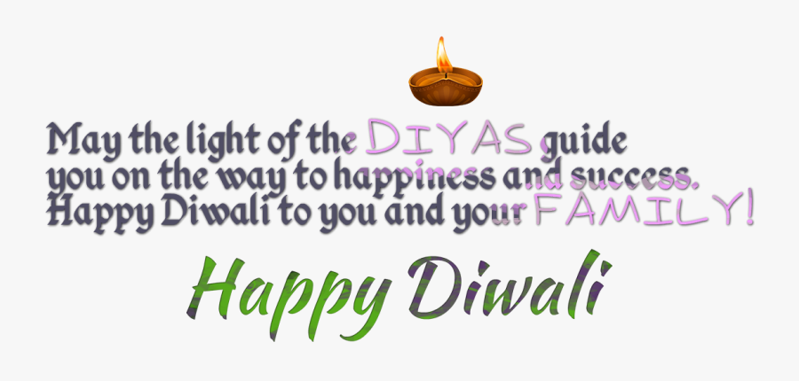 Diwali Messages Png Clipart Background - Candle, Transparent Clipart