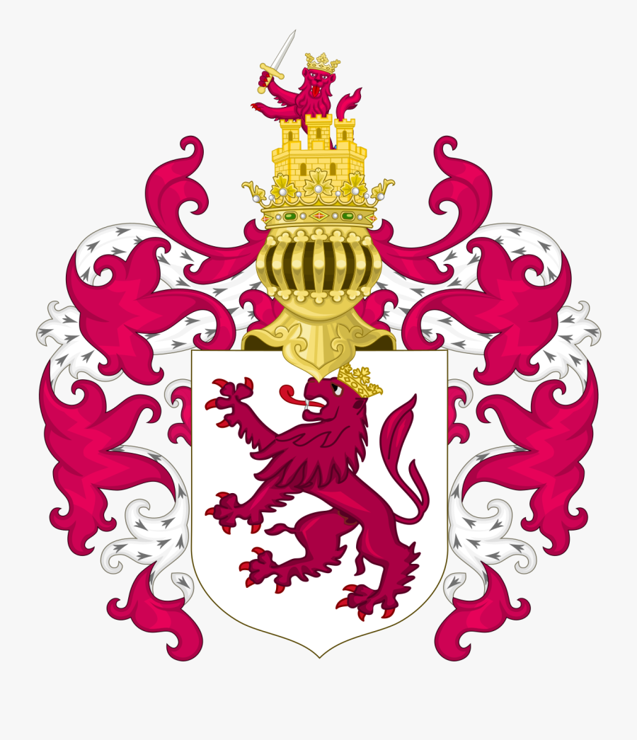 List Of Leonese Monarchs - Lion On Spanish Flag, Transparent Clipart