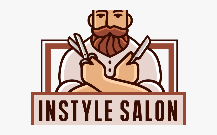 Barber Man Vector Retro, Transparent Clipart