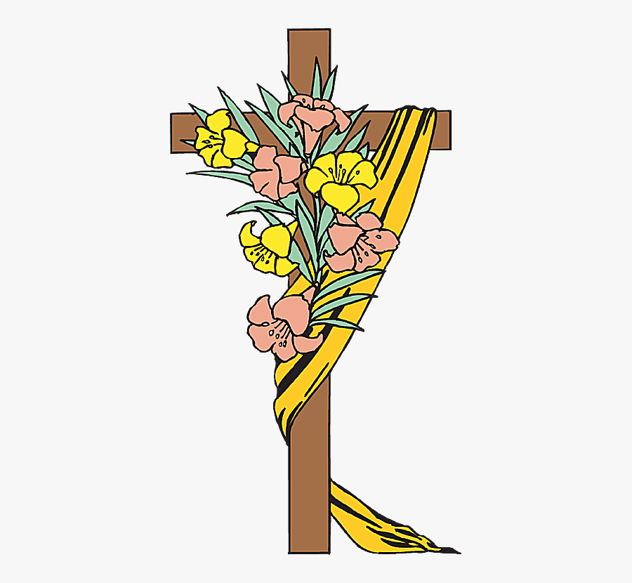 Transparent Easter Cross Png - Bouquet, Transparent Clipart