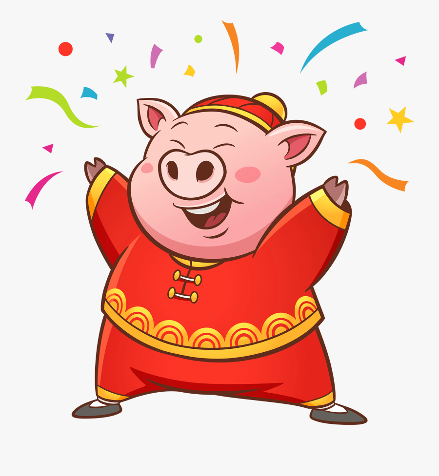 Pig Clipart Fat - Kung Hei Fat Choy 2019, Transparent Clipart