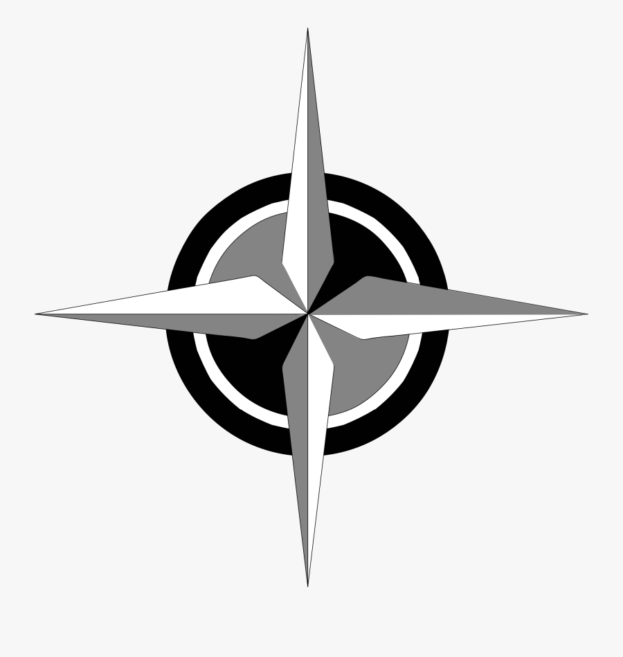Compass Clipart Library - Compass Rose, Transparent Clipart