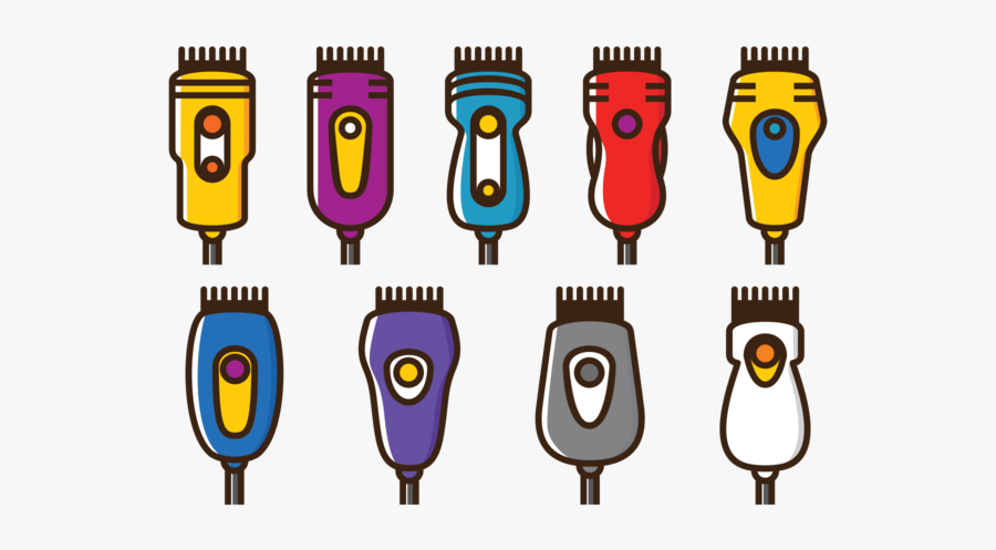 Vector Hair Clippers Icons - Hair Clipper Cartoon, Transparent Clipart