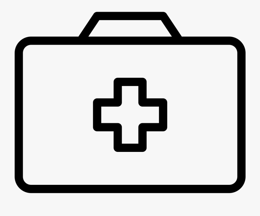 First Aid Kit Outline Clipart , Png Download - Mhealth Icon, Transparent Clipart