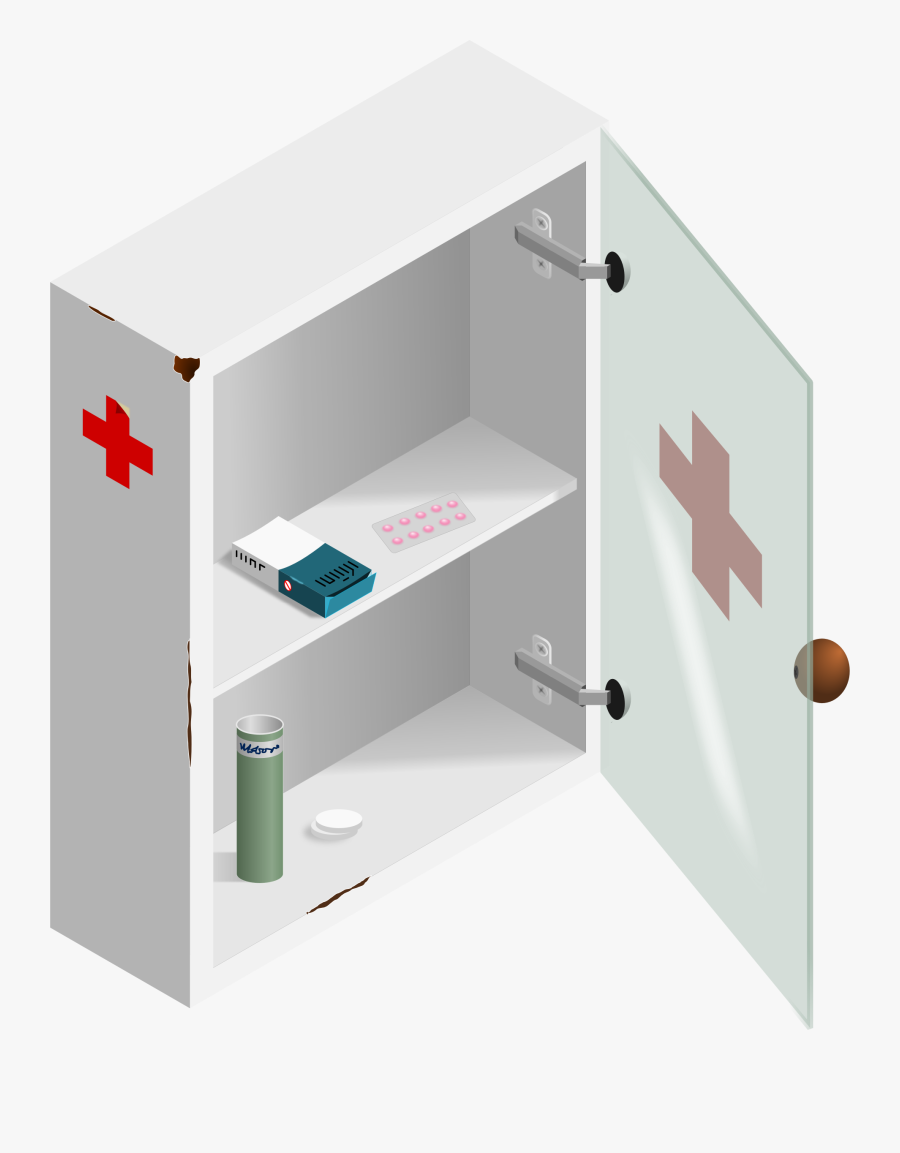 First Aid Box Size, Transparent Clipart