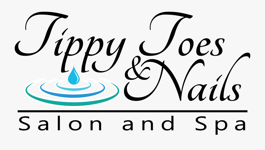 Tippy Toes & Nails Hair Salon Spa Clipart , Png Download - Calligraphy, Transparent Clipart