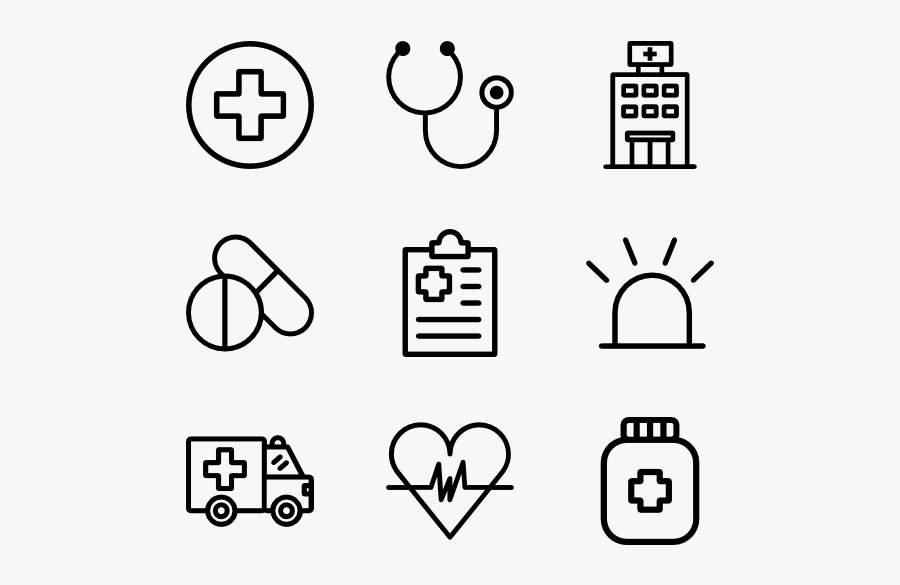 Medical - Kindergarten Symbols, Transparent Clipart