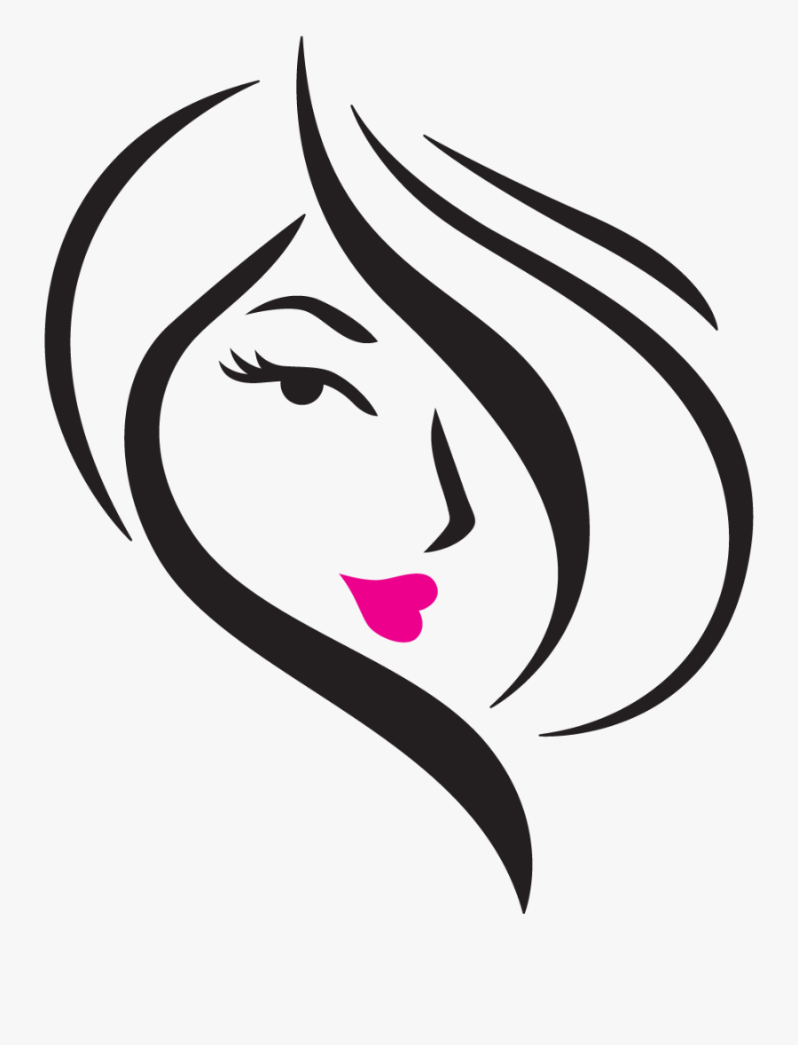 Hair Salon Png - Makeup Face Logo Png, Transparent Clipart