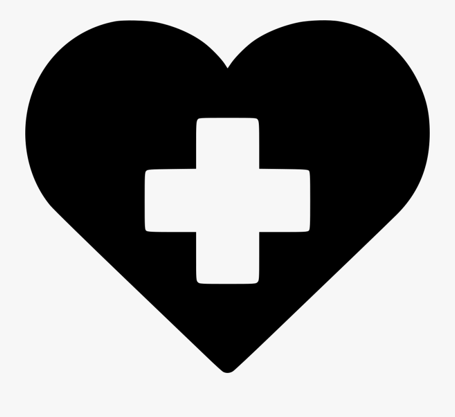 Pill Clipart First Aid Tool - Heart With Plus Icon, Transparent Clipart