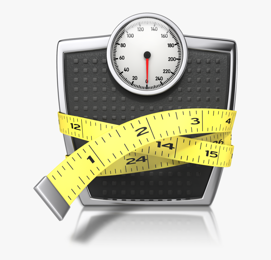 Will I Be A Better Presenter If I Lost Weight - Scale And Tape Measure, Transparent Clipart
