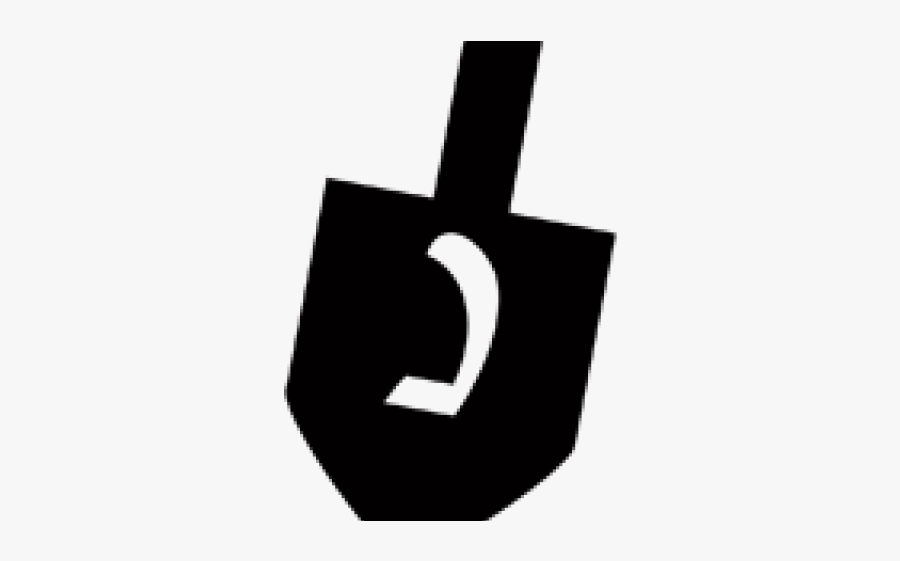 Dreidel Clipart Black And White - Graphics, Transparent Clipart