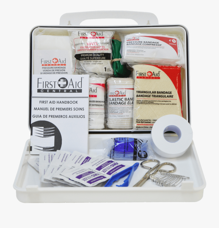 Full First Aid Kit - First Aid Box Png, Transparent Clipart