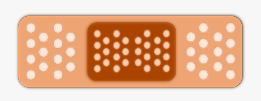 Orange,line,rectangle - Bandaid Image Clip Art, Transparent Clipart