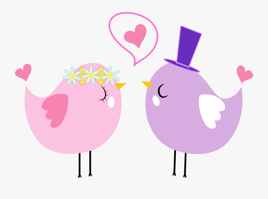 Clip Art Love Birds Clip Art - Happy Anniversary Funny Gifs, Transparent Clipart