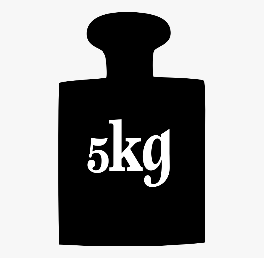 5kg Weight - Kilogram, Transparent Clipart