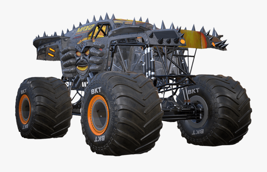 Transparent Grave Digger Png - Monster Jam Steel Titans Max D , Free
