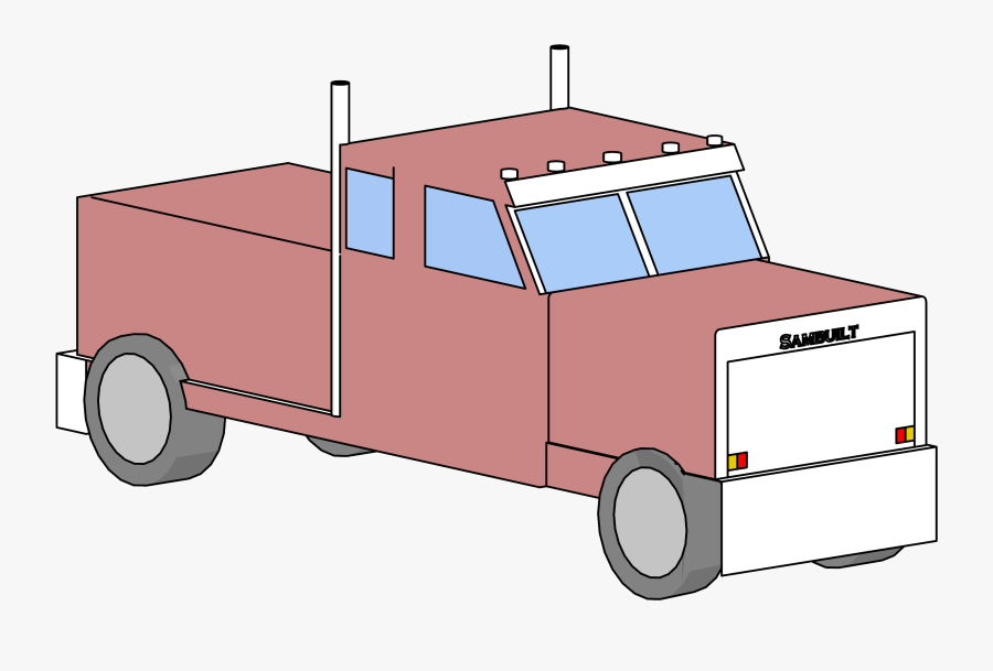 Basic Monster Truck Pickup Clipart Png - Car, Transparent Clipart