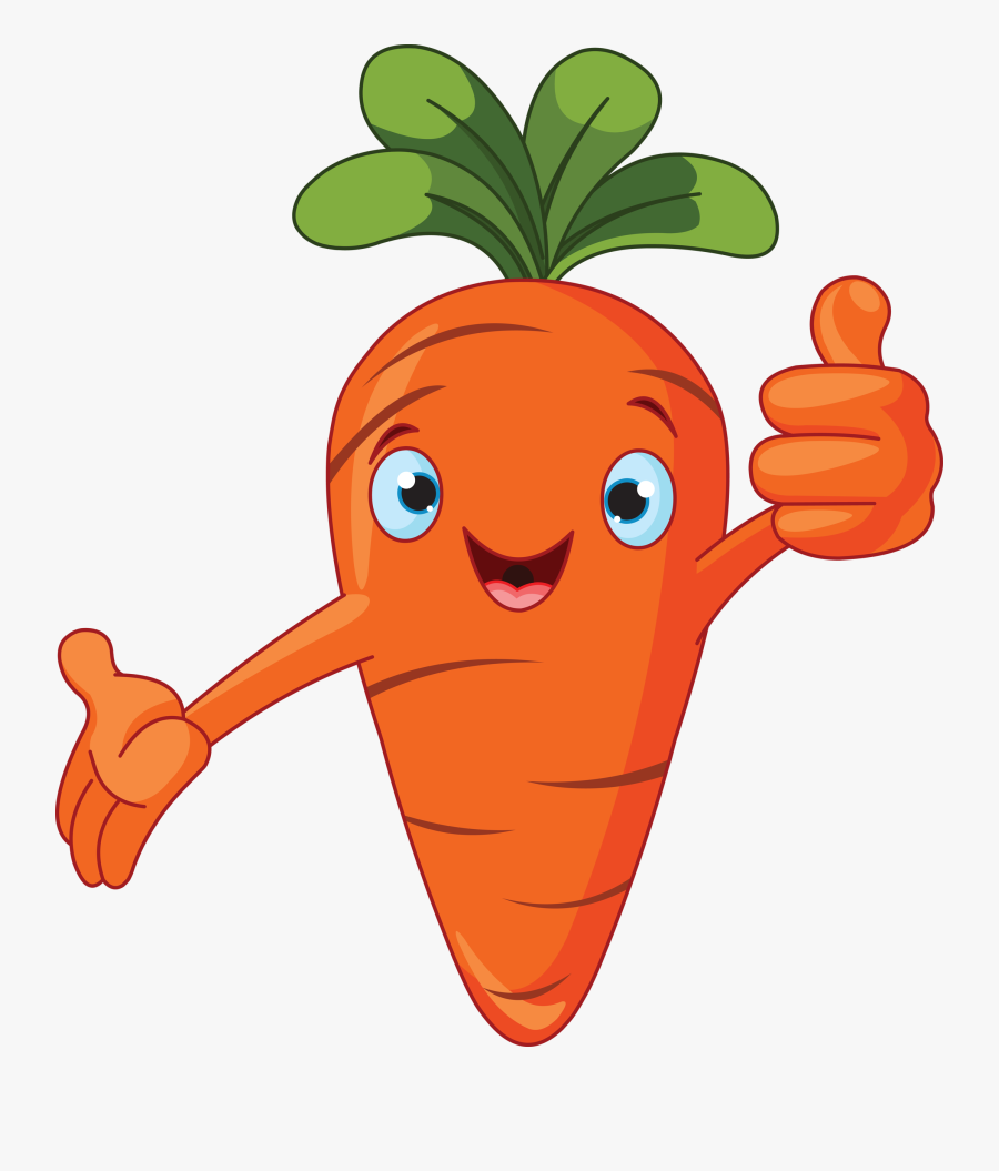 Fruit Clipart Carrot - Carrot Cartoon, Transparent Clipart
