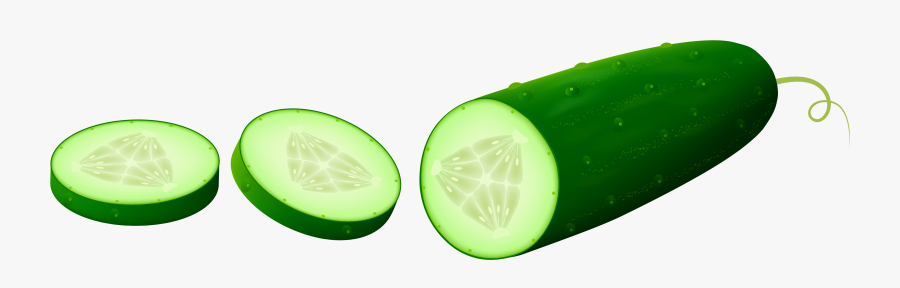 Transparent Sliced Cucamber Png Clipart Picture - Cucumber, Transparent Clipart