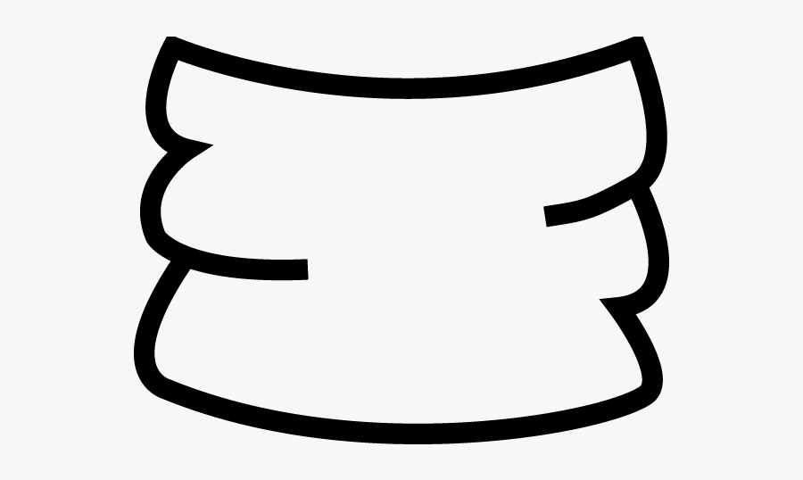 Neck Warmer Clipart Black And White, Transparent Clipart