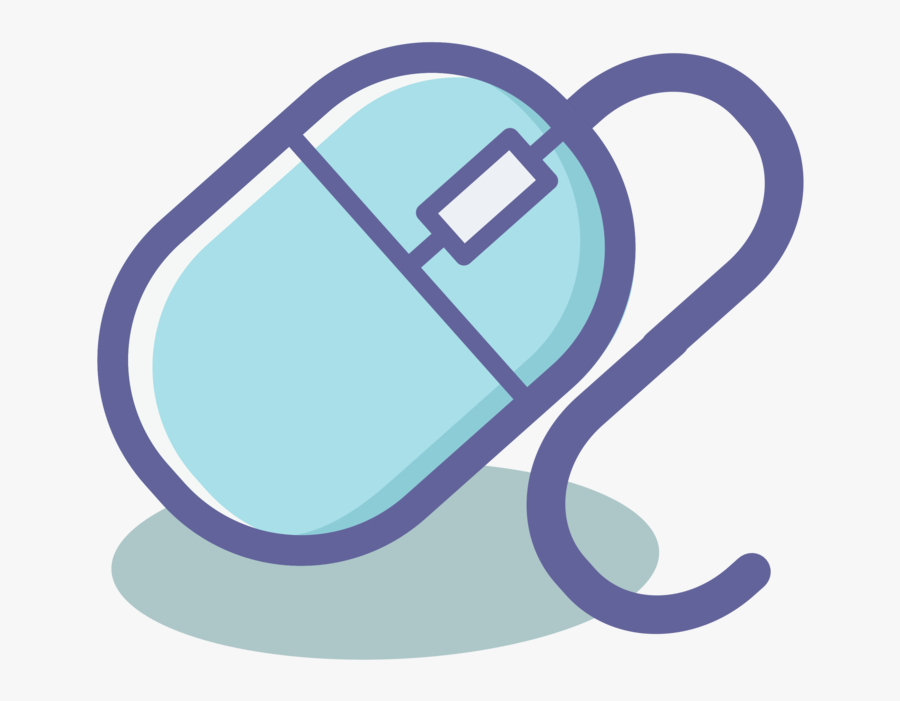 Blue,purple,symbol - Computer Mouse Clipart, Transparent Clipart