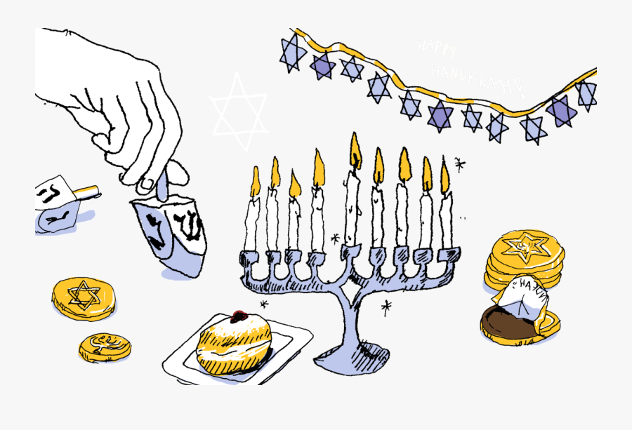 Hanukkah Hanukkahstickers Freetoedit, Transparent Clipart