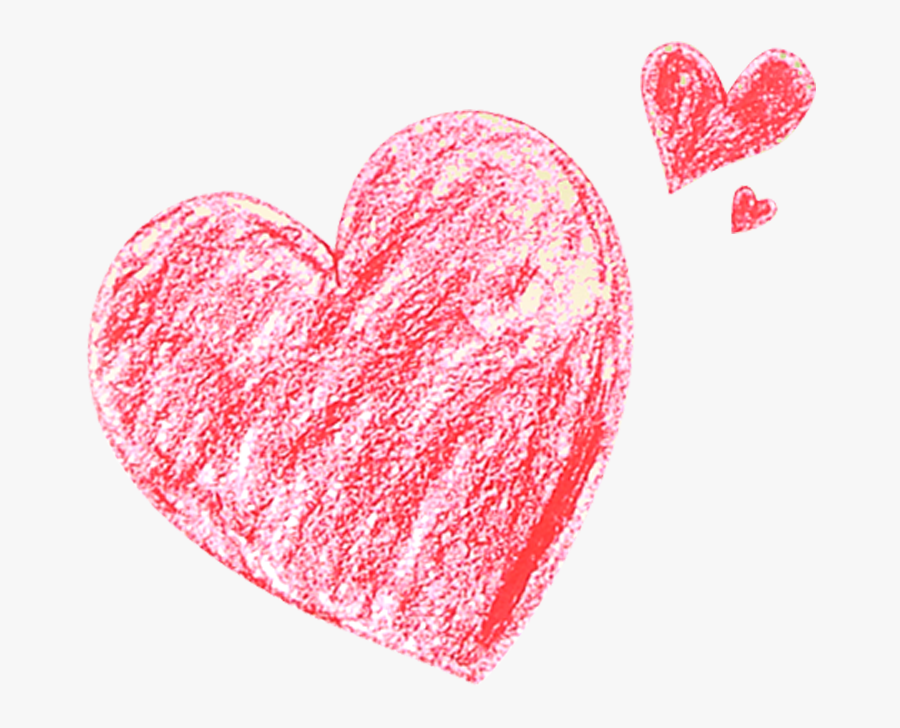 Heart Clip Art - Chalk Heart No Background, Transparent Clipart