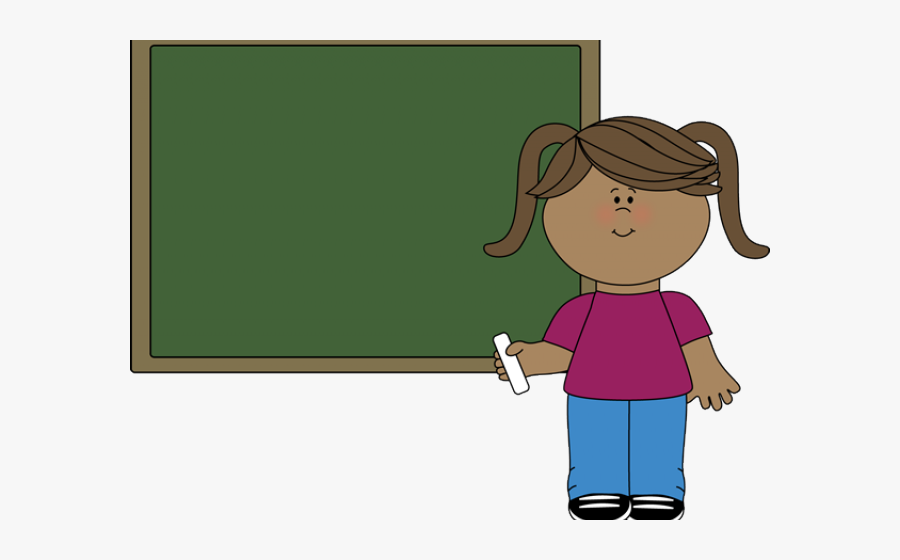 Chalk Board Clipart - Teacher Chalkboard Png Clipart , Free Transparent