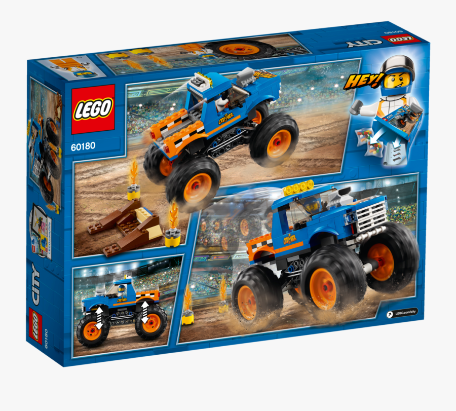 Lego® City Set 60180 Monster Truck - Lego City Sets Price, Transparent Clipart